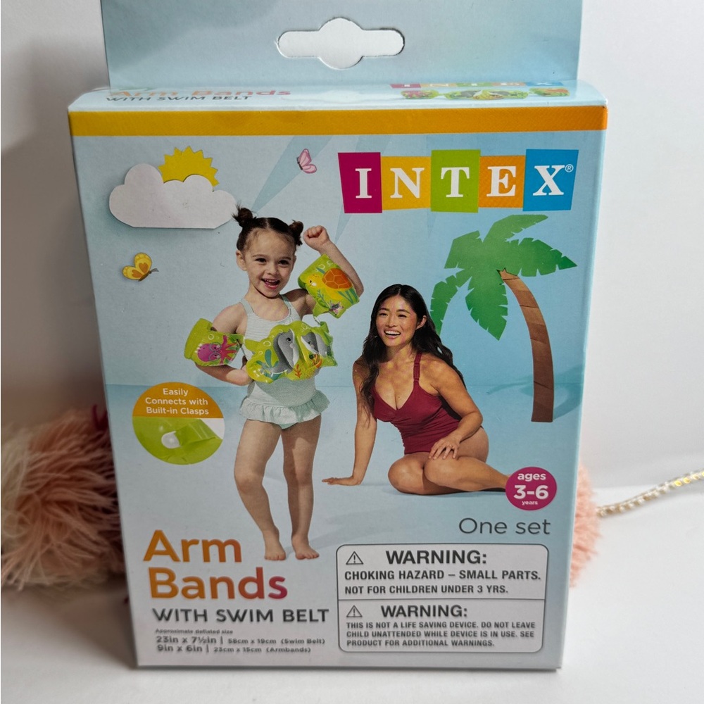 Arm Bands with Swim‎ Belt - Yellow